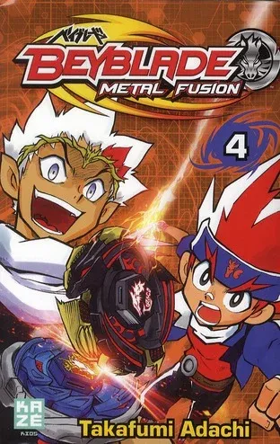 Couverture du manga Beyblade metal fusion Tome 4