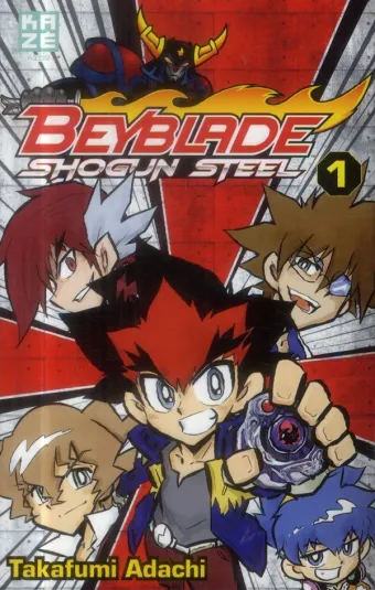 Couverture du manga Beyblade shogun steel Tome 1