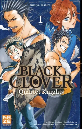 Couverture du manga Black clover Tome 1, « Le serment »