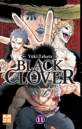 Couverture du manga Black clover Tome 11, « Moins que rien »