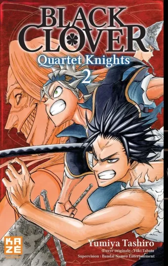 Couverture du manga Black clover Tome 2, « Le défenseur »