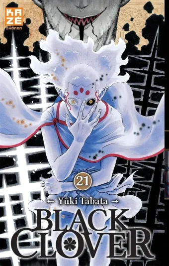 Couverture du manga Black clover Tome 21, « La vérité d'il y a 500 ans »