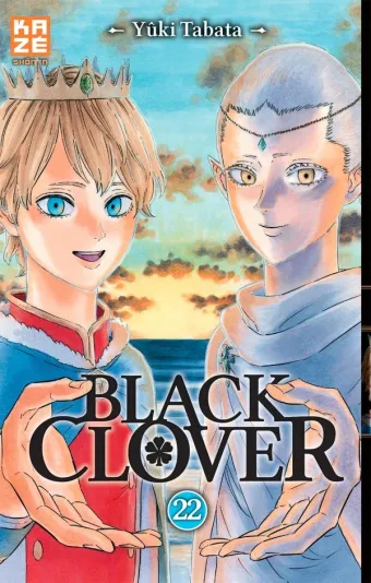 Couverture du manga Black clover Tome 22, « L'aube »