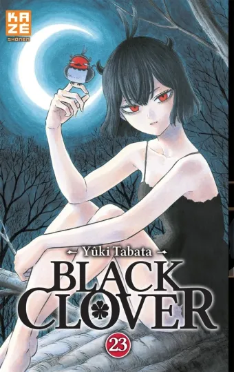 Couverture du manga Black clover Tome 23, « Plus noir que noir »