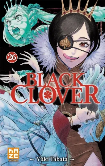 Couverture du manga Black clover Tome 26, « Le pacte noir »
