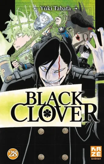 Couverture du manga Black clover Tome 28, « L'ouverture des hostilités »