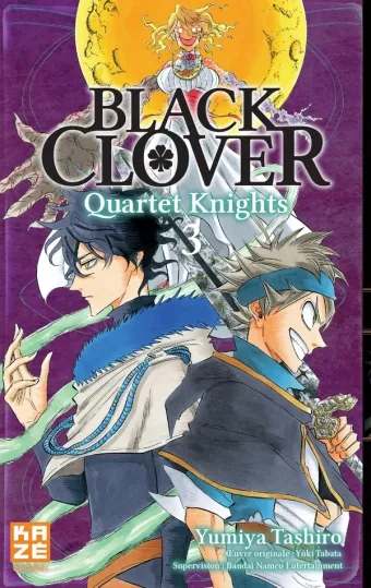Couverture du manga Black clover Tome 3, « Rassemblement à la cité royale »