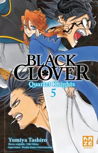 Couverture du manga Black clover Tome 5, « Lumière »