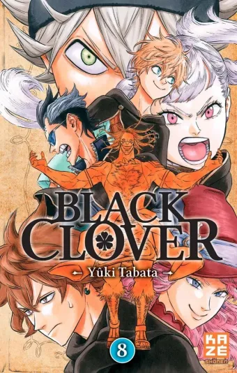 Couverture du manga Black clover Tome 8, « Espoir versus désespoir »