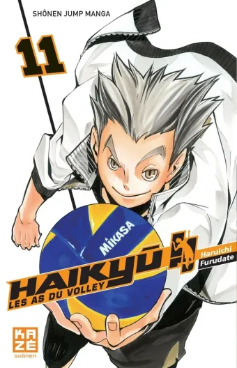 Couverture du manga Haikyū !! Tome 11, « Au-dessus »