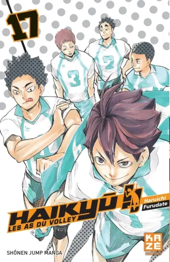 Couverture du manga Haikyū !! Tome 17, « Talent et sens du jeu »