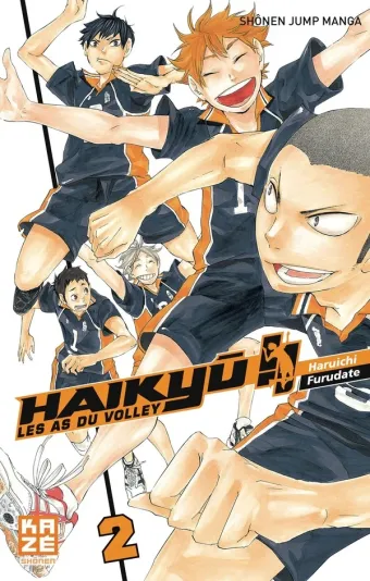 Couverture du manga Haikyū !! Tome 2, « La vue du sommet »