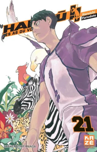 Couverture du manga Haikyū !! Tome 21, « Une guerre de stratégie »