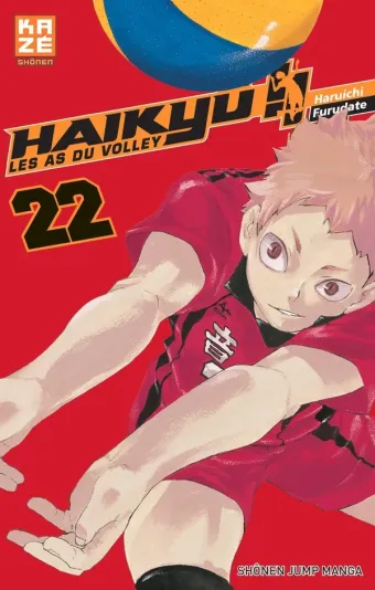 Couverture du manga Haikyū !! Tome 22, « Terre contre ciel »