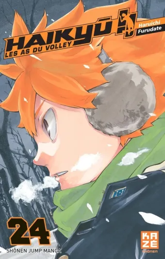 Couverture du manga Haikyū !! Tome 24, « Première neige »