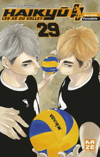 Couverture du manga Haikyū !! Tome 29, « Chercher et trouver »