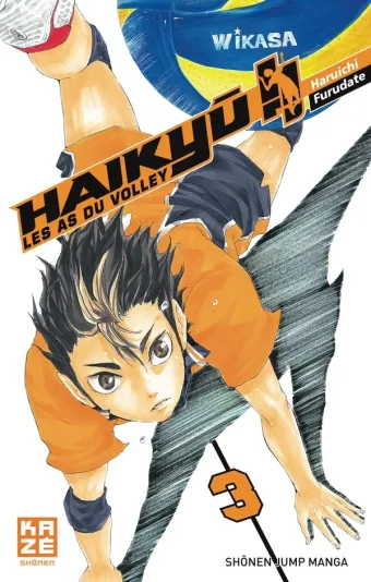 Couverture du manga Haikyū !! Tome 3, « En marche, team Karasuno ! »