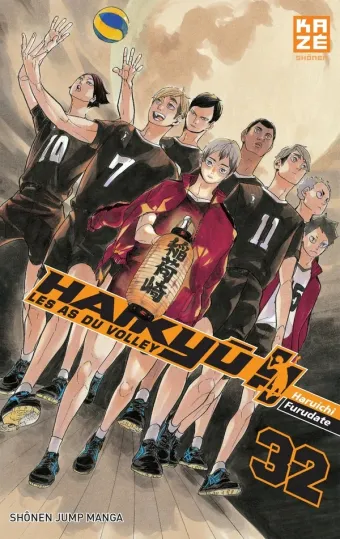 Couverture du manga Haikyū !! Tome 32, « Ascension »