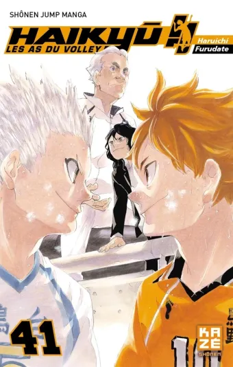 Couverture du manga Haikyū !! Tome 41, « Le petit géant versus »