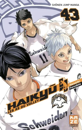 Couverture du manga Haikyū !! Tome 43, « Le dernier boss »