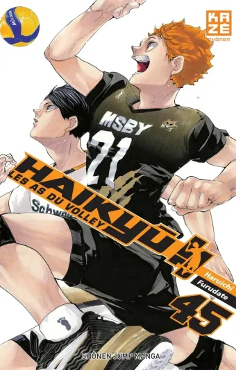 Couverture du manga Haikyū !! Tome 45, « Les challengers »