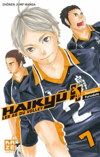 Couverture du manga Haikyū !! Tome 7, « Ça marque !! »