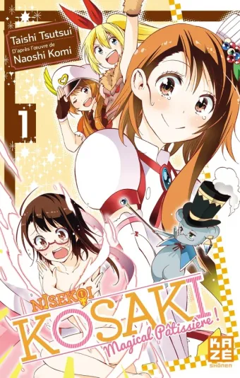 Couverture du manga Kosaki, magical pâtissière ! – Nisekoi Tome 1