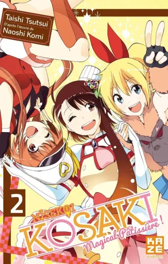Couverture du manga Kosaki, magical pâtissière ! – Nisekoi Tome 2