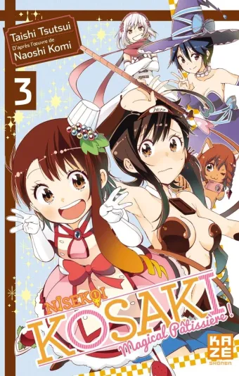 Couverture du manga Kosaki, magical pâtissière ! – Nisekoi Tome 3