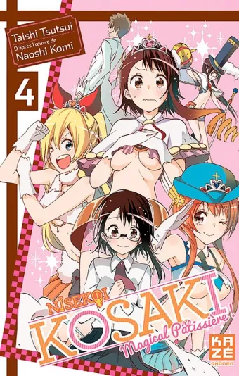 Couverture du manga Kosaki, magical pâtissière ! – Nisekoi Tome 4