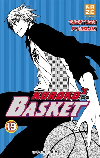 Couverture du manga Kuroko’s basket Tome 19, « La lumière de Seirin »