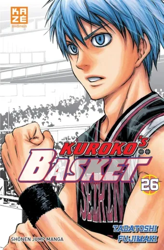 Couverture du manga Kuroko’s basket Tome 26, « Le coup d'envoi de la finale »