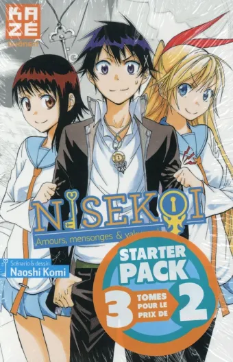 Couverture du manga Nisekoi – amours, mensonges & yakuzas ! Tome 1