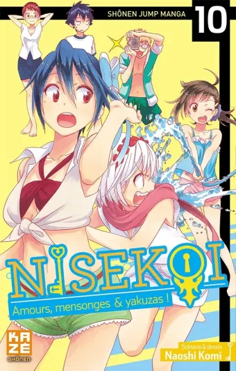 Couverture du manga Nisekoi Tome 10, « Celle qu'il aime »