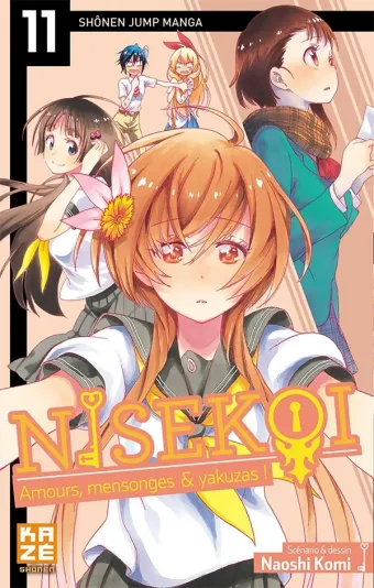 Couverture du manga Nisekoi Tome 11, « Le bouquet de fleurs »