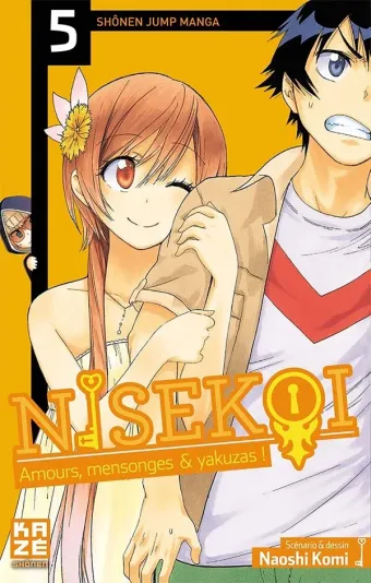 Couverture du manga Nisekoi Tome 5, « Typhon »
