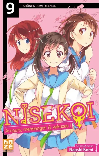 Couverture du manga Nisekoi Tome 9, « Vent divin »