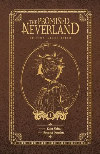 Couverture du manga The promised Neverland Tome 1, « Grace Field House »