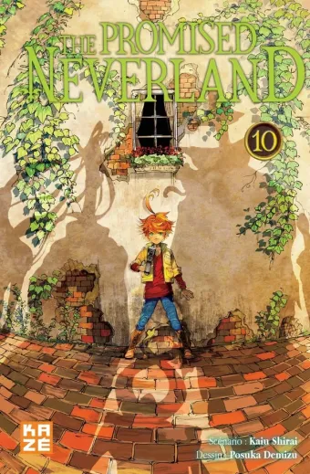 Couverture du manga The promised Neverland Tome 10, « Match retour »