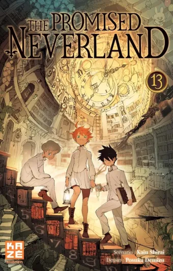 Couverture du manga The promised Neverland Tome 13, « The promised Neverland »