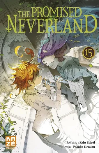 Couverture du manga The promised Neverland Tome 15, « L'entrée »