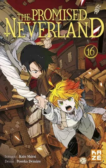 Couverture du manga The promised Neverland Tome 16, « The promised Neverland »