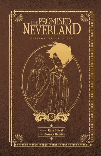 Couverture du manga The promised Neverland Tome 3, « En éclats »