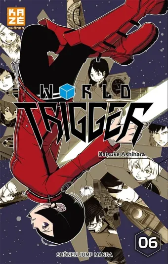 Couverture du manga World trigger Tome 6, « World trigger »