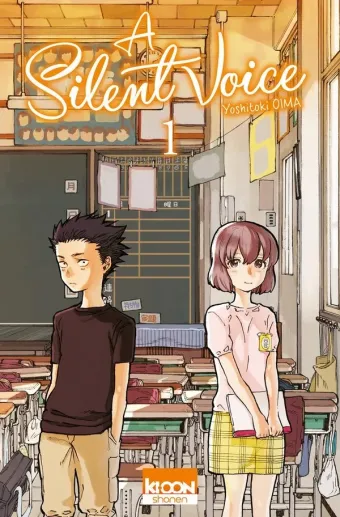 Couverture du manga A silent voice Tome 1