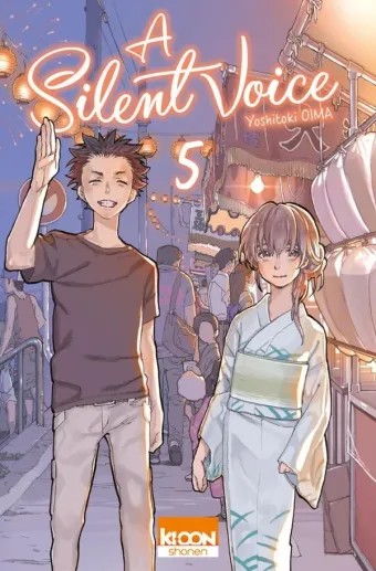 Couverture du manga A silent voice Tome 5