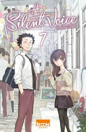 Couverture du manga A silent voice Tome 7