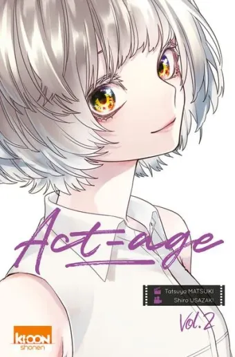 Couverture du manga Act-age Tome 2, « Le masque de Chiyoko »