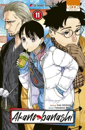 Couverture du manga Akane banashi Tome 11, « Ça faisait longtemps »