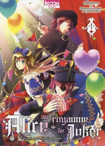 Couverture du manga Alice au royaume de Joker – circus and liar’s game Tome 1